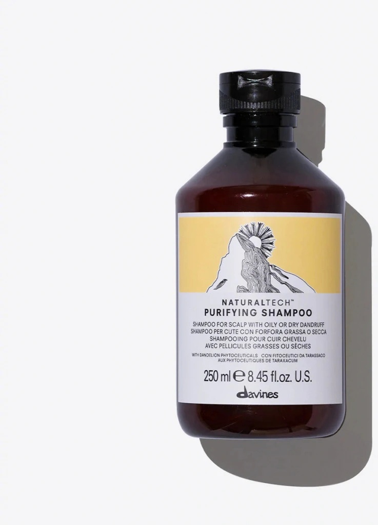 Davines NATURALTECH Purifying čistící šampon na mastné nebo suché lupy 250 ml