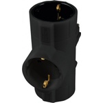 Somogyi Elektronic Home 3 Plug Adapter (TPF 26/BK)