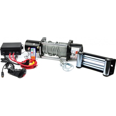 Elektrický lanový naviják 4500 W/12 V, 5,44 t, pro větší offroad, odtah - GEKO