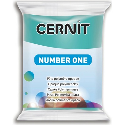 Cernit Number ONE 56g tyrkysovo zelená