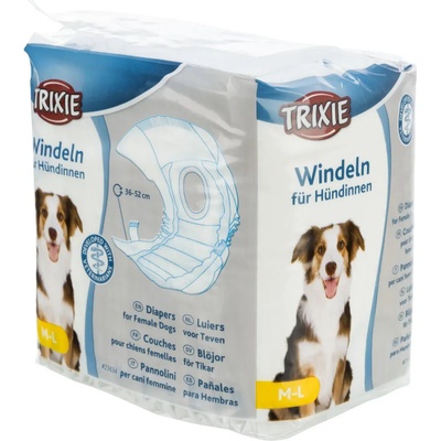 TRIXIE Diapers for Dogs M-L - памперс-гащи 12 бр