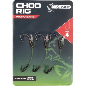 Nash Háčik Chod Rig Barbed vel. 4 3 ks