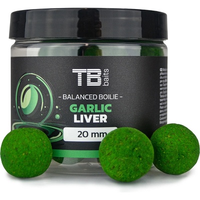 TB Baits Vyvážené boilies Balanced + Atraktor Garlic Liver 100g 16mm