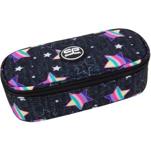COOLPACK Елипсовиден ученически несесер Cool Pack Campus - Rainbow Night (F062900)