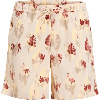 Image 1 of Jack and Jones Поларени къси панталони Jack and Jones Men's Fleece Jogger Shorts - Antique White