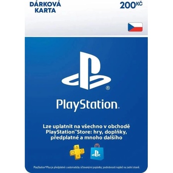 PlayStation Store dárková karta 200 Kč