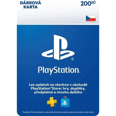 PlayStation Store dárková karta 200 Kč – Zboží Dáma