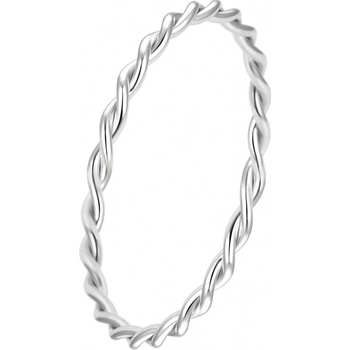 Beneto strieborný kroucený prsteň AGG315L