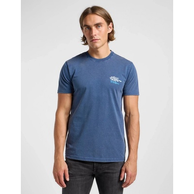 Lee Medium Logo Tee 112364593 Orion Blue