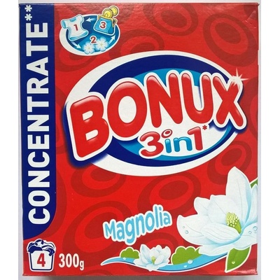 Bonux Magnolia prací prášok 300 g na 4 prania