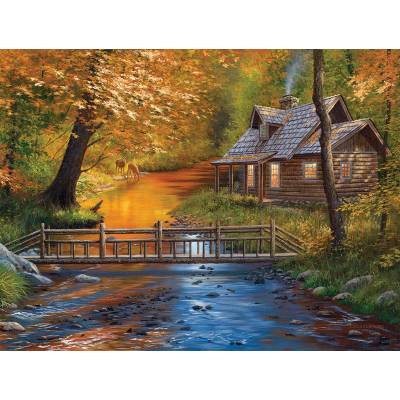 SunsOut - Puzzle Creekside Neighbors - 500 piese
