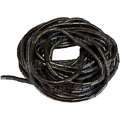 Svazovací spirála na kabely 19 mm x 10 m, černá – balení 10 m