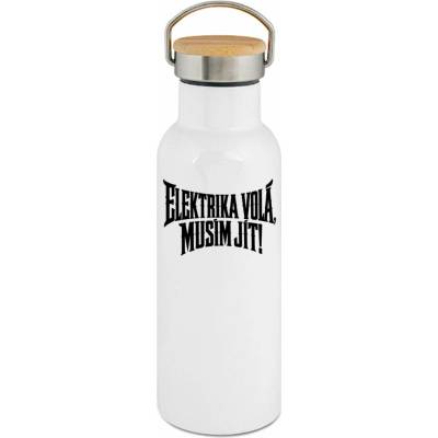 123TRIKO termoska Elektrika volá, musím jít! černá 500 ml