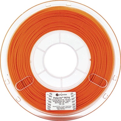 Polymaker 70101 PETG 1.75 mm 1 kg oranžová PolyLite 1 ks