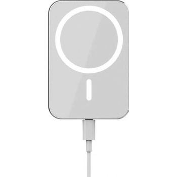AppleKing bezdrôtová nabíjačka 15 W do ventilačnej mriežky auta s podporou MagSafe pre iPhone - biela