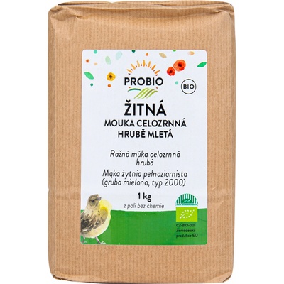 ProBio Mouka žitná celozrnná hrubě mletá 1000 g
