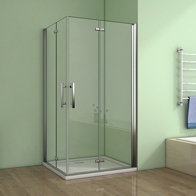 H K MELODY R909, 90x90 cm sa zalamovacím dverami vrátane sprchovej vaničky z liateho mramoru SE-MELODYR909 / SE-ROCKY-90 SQ