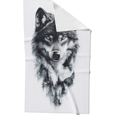 Takoy HT-00169 Rýchloschnúci uterák vlk v lese 30 x 50 cm