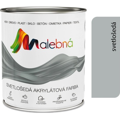 Chemolak Malebna 0,7L 0102 Svetlošedá