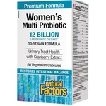 Natural Factors Мултипробиотик за жени - Women`s Multi Probiotic -12 млрд. активни пробиотици, 60 капсули Natural Factors (1849 NF)