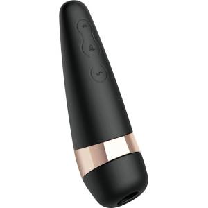 Satisfyer Pro 3+ - вибратор за клитор - водоустойчив, презареждащ се - черен