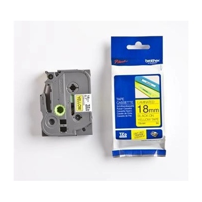 páska BROTHER TZ641 čierne písmo, žltá páska Tape (18mm) (TZE641)