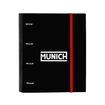 Munich Папка с пръстени Munich Vulcan Черен 27 x 32 x 3.5 cm