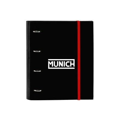 Munich Папка с пръстени Munich Vulcan Черен 27 x 32 x 3.5 cm