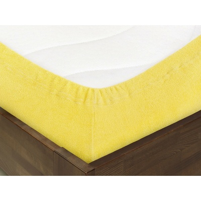 Dreamy Linens Plachta froté napínacia svetle žltá 60x120