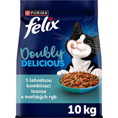 Felix Doubly Delicious losos a morské ryby 10 kg