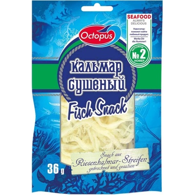 OCTOPUS Snack z pruhov obrovského kalmára 36 g