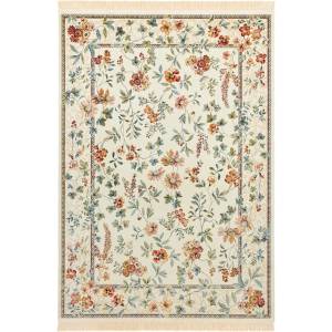Hanse Home Кремав килим от вискоза 195x300 cm Oriental Flowers - Nouristan (104376-195x300)