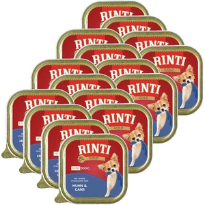 RINTI Ваничка Rinti Gold Mini Adult пиле и гъска 16 x 100 г