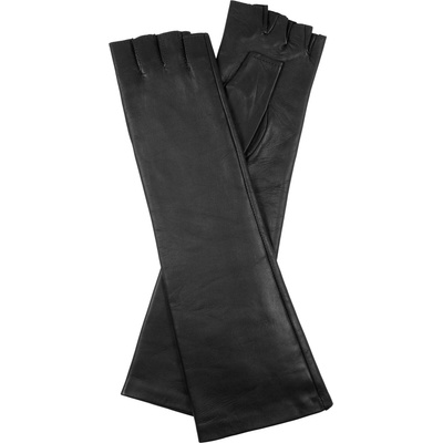 Kreibich Dámské extra dlouhé rukavice bezprsté černá, – Sleviste.cz