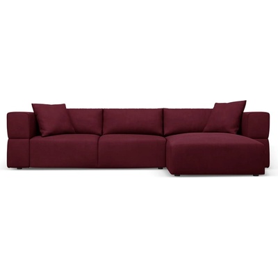 Milo Casa Ъглов диван в цвят бордо, десен ъгъл Esther - Milo Casa (MIL_RC_143_F1_ESTHER3)