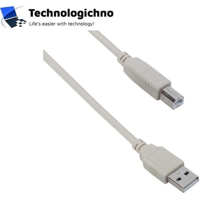 Hama Кабел USB 2.0 за принтер A-B, 1.5m (171250233)