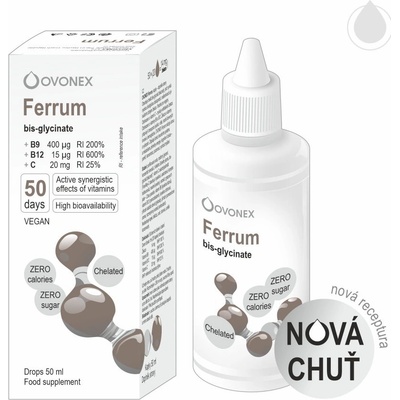 Minerals70 Liquid Ferrum koncentrát s vysokým obsahem železa 50 ml