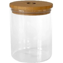 Pandoo Dóza z borosilikátového skla s bambusovým vekom 800 ml