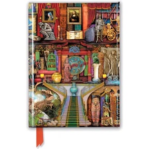 Flame Tree Publishing Aimee Stewart: Museum Bookshelves (Foiled Journal) | Flame Tree Studio