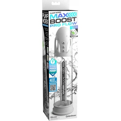 Pipedream Pump Worx Max Boost Pro Flow White/Clear