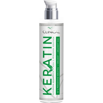 Clinical Keratin hloubková regenerační vlasová kúra 100 ml + arganový olej 20 ml dárková sada