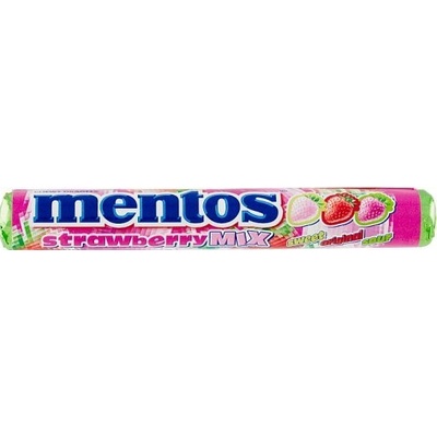 Mentos Strawberry mix, 37,5 g
