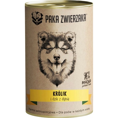 Paka Zwierzaka Rabbit and boar with pumpkin 400 g