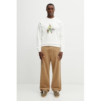 Drôle de Monsieur Памучен суичър Drôle de Monsieur Sweatshirt LHomme Au Tableau (J.SW187.CO127.OW)