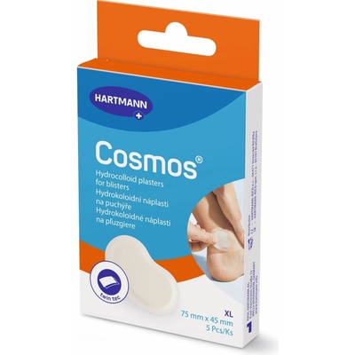 Cosmos gélová náplasť na pľuzgiere XL 7,5 × 4,5 cm 5 ks