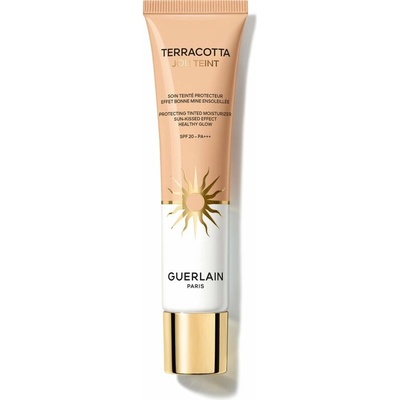 GUERLAIN Terracotta Joli Teint Protecting Tinted Moisturizer rozjasňující make-up pro přirozený vzhled SPF20 10 Sunveil 30 ml