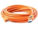 Tether Tools CU5454 USB 3.0 A/Micro B, 4,6m, oranžový
