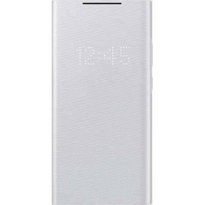 Samsung LED View Cover EF-NN985PSEGEU - оригинален калъф, през който виждате информация от дисплея за Samsung Note 20 Ultra (сребрист)