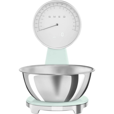 Smeg Kuchyňská váha s nerezovou miskou KSF01, pastelově zelená KSF01PGWW
