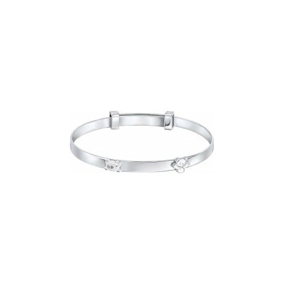 D for diamond Detský strieborný náramok s diamantom B5484